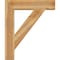 Ekena Millwork Traditional Block Rough Sawn Bracket, Western Red Cedar, 6"W x 32"D x 38"H BKT06X32X38TRA05RWR - alternate 4